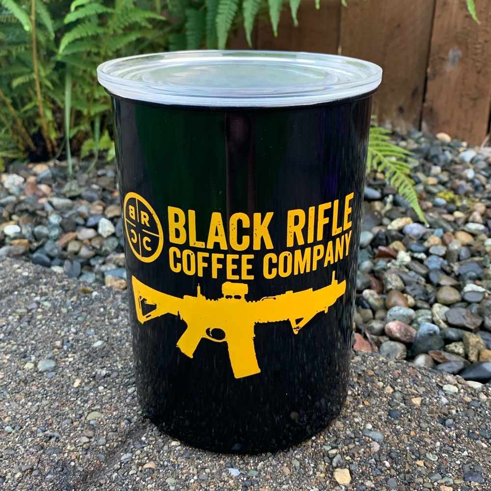 Black Rifle Coffee Canister